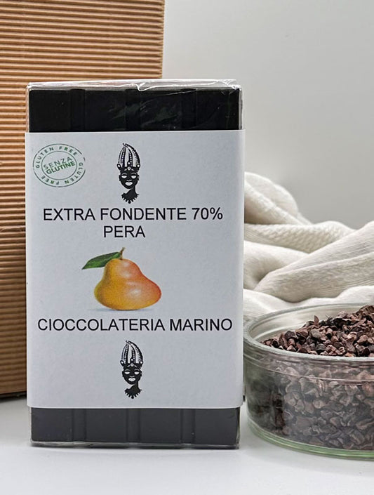 Cioccolato extra fondente alla pera